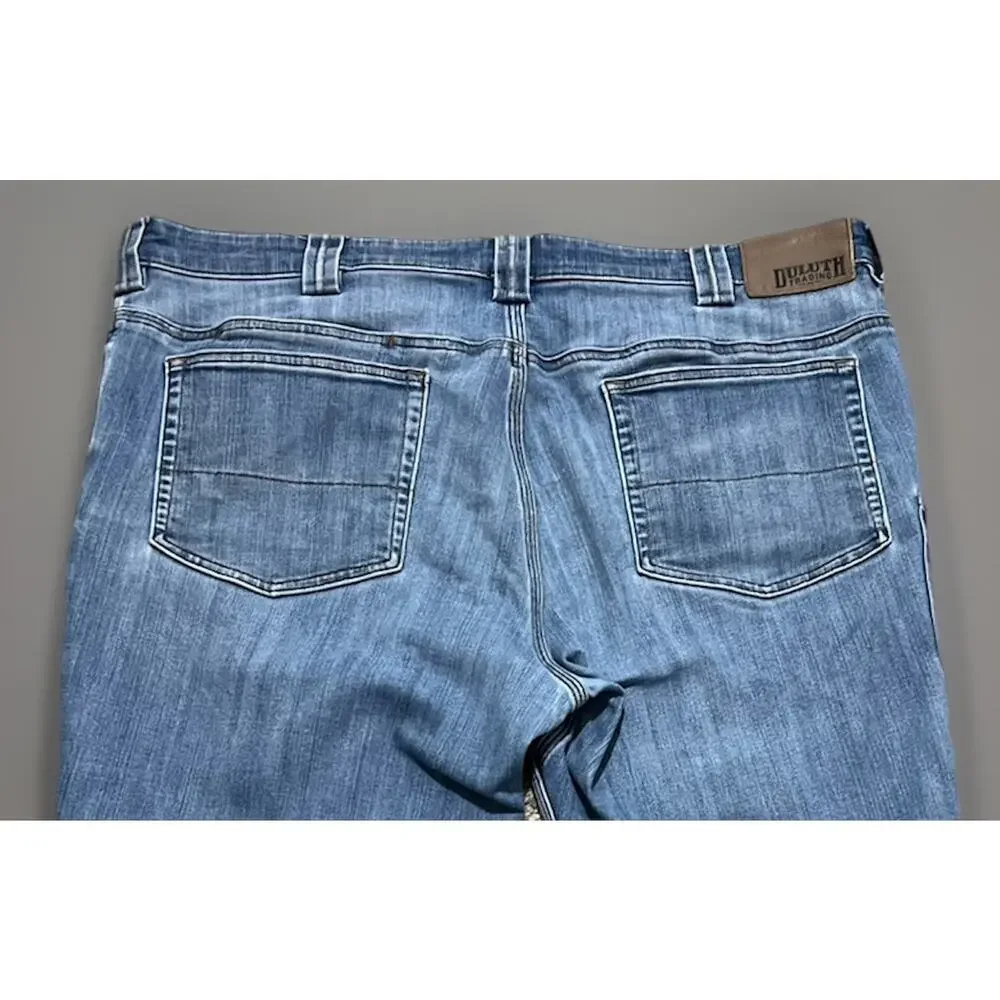 Duluth Trading Ballroom Double Flex Jeans Mens 40x30 Stretch Comfort Workwear
